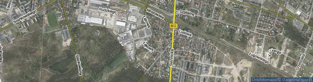 Zdjęcie satelitarne Miła ul.